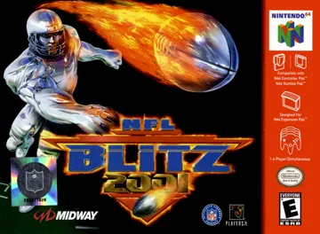 NFL Blitz 2001 (USA) box cover front